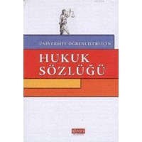 Hukuk Sözlüğü (ISBN: 9786054631339)