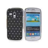 Microsonic Bling Luxury Case Kılıf Samsung Galaxy S3 Mini I8190 Siyah