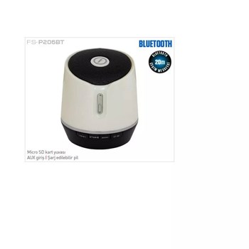 Frisby FS-P206BT 3W Bluetooth Speaker Beyaz