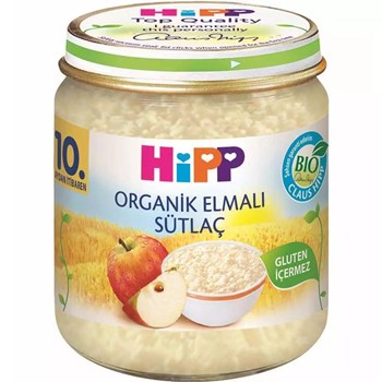 Hipp 10+ Ay 3x200 gr Organik Elmalı Sütlaç