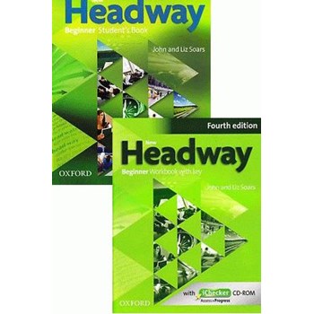 Oxford New Headway Beginner Fourth Edition Students Book and Workbook with Audio CD (ISBN: 9780194771047)