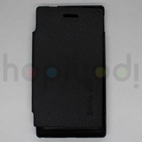 Sony Xperia Miro ST23i Kılıf Flip Cover Siyah