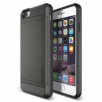 Verus iPhone 6/6S 4.7 Case Damda Slide Series Kılıf - Renk : Dark Silver