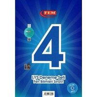 Fem LYS Fen Bilimleri 4 Deneme Seti Çözüm DVD'li (ISBN: 9786053733690)