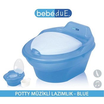 Bebedue Potty Müzikli Lazımlık Mavi 26847715
