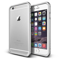 Verus iPhone 6/6S 4.7 Case Iron Bumper Series Kılıf - Renk : White Silver