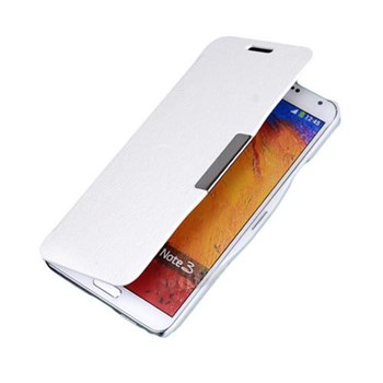 Microsonic Magnetic Ultra Thin Kapaklı Kılıf Samsung Galaxy Note3 N9000 Beyaz