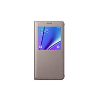 Samsung Galaxy Note 5 Altın S-Vıew Cover