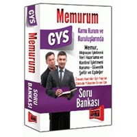 GYS Memurum Soru Bankası Yargı Yayınları 2015 (ISBN: 9786051573335)
