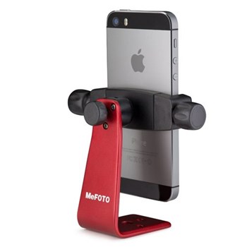 Benro MeFoto Aluminum Phone Holder Red