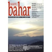 Berfin Bahar Aylık Kültür, Sanat ve Edebiyat Dergisi Sayı : 124 (ISBN: 9771300539124)