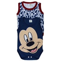 Mickey Mouse MC4205 2li Erkek Body Lacivert 12-18 Ay (80-86 Cm) 33442161