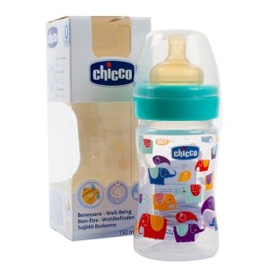 Chicco Normal Akış Kaucuk Biberon 150 ml PPB