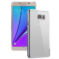 Microsonic Samsung Galaxy Note 5 Kılıf Metalik Transparent Gümüş
