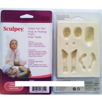 Scupley Sculpey Flexible Push Mold Esnek Model Kalıbı Bebek Figürü THTAPM72