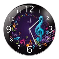 If Clock Müzik Nota Duvar Saati H17