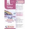 6. Sınıf Türkçe Yaprak Test (ISBN: 9786051230917)