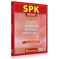 SPK 1004 Sermaye Piyasası Araçları 2 Karacan Yayınları (ISBN: 9786053300526)