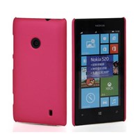 Microsonic Rubber Kılıf Nokia Lumia 520 Pembe