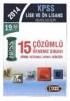 KPSS 15 Çözümlü Deneme Sınavı (ISBN: 9786055211844)