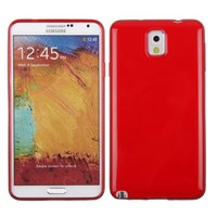 Microsonic Glossy Soft Kılıf Samsung Galaxy Note 3 N9000 Kırmızı