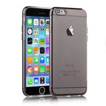 Microsonic Slim Transparent Soft Iphone 6S Kılıf Siyah