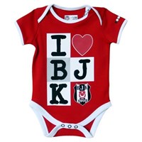 Beşiktaş Lisanslı Kısa Kollu Bady Kırmızı - 21901968