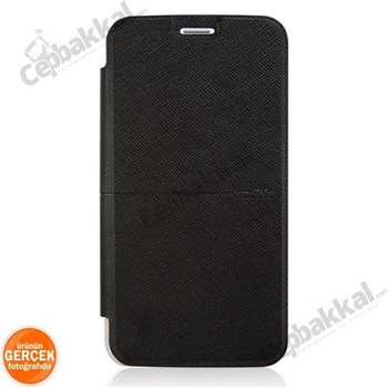 Redlife Standlı Deri Cüzdan Kılıf Samsung Galaxy S5 Mini Siyah