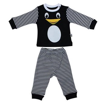 Babycool 1262523 Penguenli Bebek Takımı Siyah 3-6 Ay (62-68 Cm) 30281010