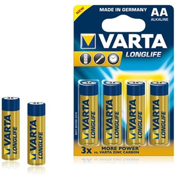 Varta 4106 Longlife AA Size 4lü Kalem Pil