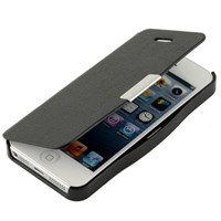 Microsonic Mıknatıslı Ultra Thin Kapaklı Iphone 5s Kılıf Siyah