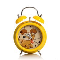 Xoom Alarmlı Masa Saati Köpekli Sarı