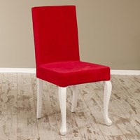 Sanal Mobilya Simay Demonte Sandalye Beyaz Kırmızı V-234 30251089
