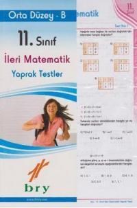 11. Sınıf İleri Matematik Yaprak Testler - Orta Düzey B (ISBN: 9786059829724)