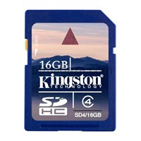 Kingston 16GB Class4 SDHC Hafıza Kartı - SD4/16GB