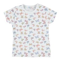 Bubble Butterfly T-shirt Beyaz 12-18 Ay 17677962
