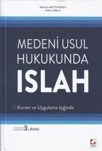 Medeni Usul Hukukunda Islah (Ciltli) (ISBN: 9789750232640)