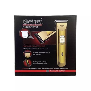 Gemei GM6028 Saç Sakal Favori Ense Bıyık Tıraş Makinesi