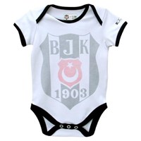 Beşiktaş Lisanslı Kısa Kollu Bady Beyaz - 21901960