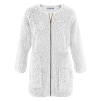 Bpc Bonprix Collection Polar Ceket, Uzun Kollu - Maite Kelly Tasarımı - Beyaz 32033290