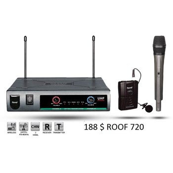 ROOF R-720 El ve Yaka Mikrofonu UHF