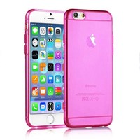 Microsonic Slim Transparent Soft Iphone 6S Kılıf Pembe