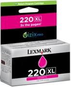 Lexmark Pro400X Pro500X 220Xl Orjinal Kırmızı Kartuş