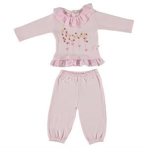 For My Baby Love Pijama Takım Pembe 6-9 Ay 30605103