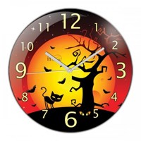 iF Clock Halloween Duvar Saati (W34)