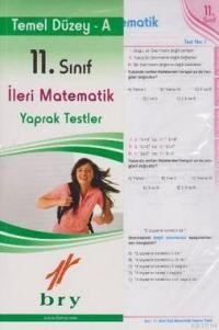 11. Sınıf İleri Matematik Yaprak Testler - Temel Düzey A (ISBN: 9786059829694)
