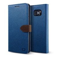 LIFIC Samsung Galaxy Note 5 Saffiano Diary Series Kılıf - Renk : Dark Blue