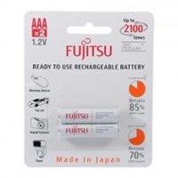 Fujitsu 1.2V R2U 750 mAh AAA Size Şarjli İnce Kalem Pil 2'li Blister