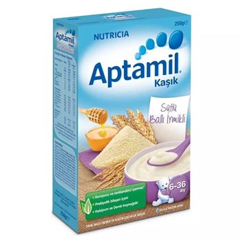 Aptamil 1 0-6 Ay 250 gr Sütlü Ballı İrmikli Tahıl Bazlı Kaşık Maması