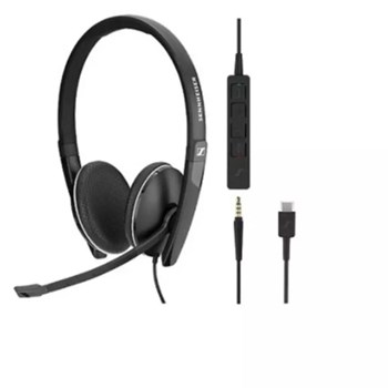 Sennheiser SC 165 USB-C Siyah Headset Saç Bandı Kulaklık